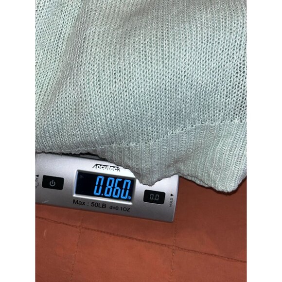 Eileen Fisher Linen XL Light Green Knit Sweater Relaxed Fit Breathable Fabric W - Picture 8 of 8